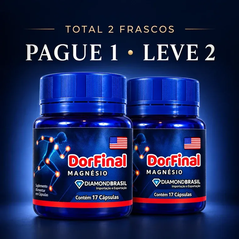Kit com 2 frascos de Dor final: pague 1, leve 2