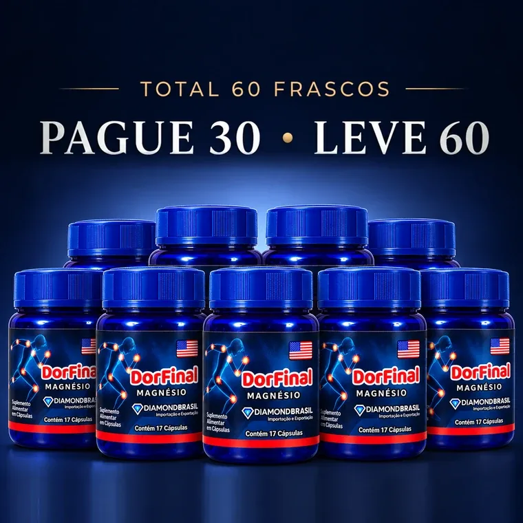 Kit com 60 frascos de Dor final: pague 30, leve 60
