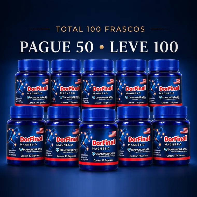 Kit com 100 frascos de Dor final: pague 50, leve 100